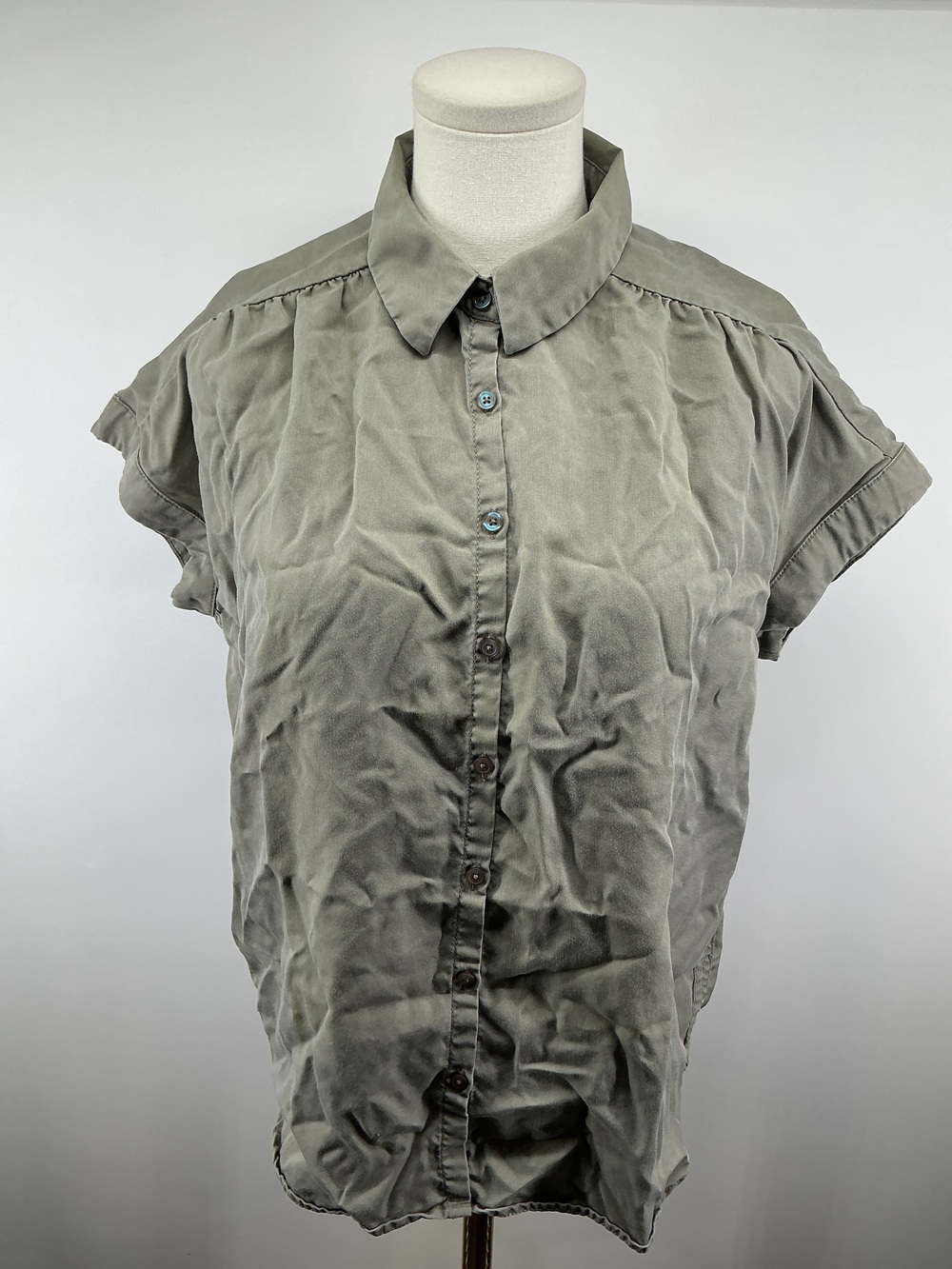 Vintage Wash Tencel Camp Shirt